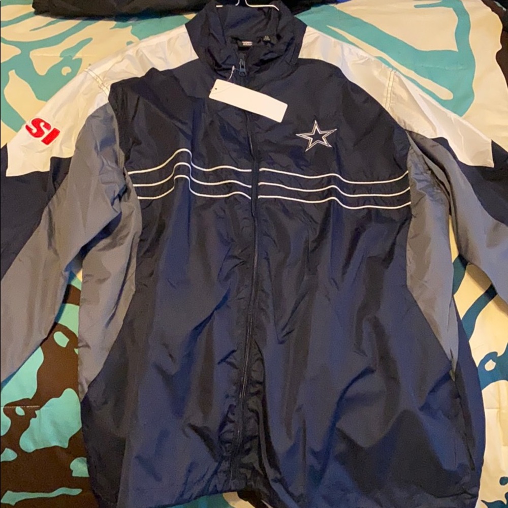 Reebok Dallas Cowboys windbreaker. New with tags